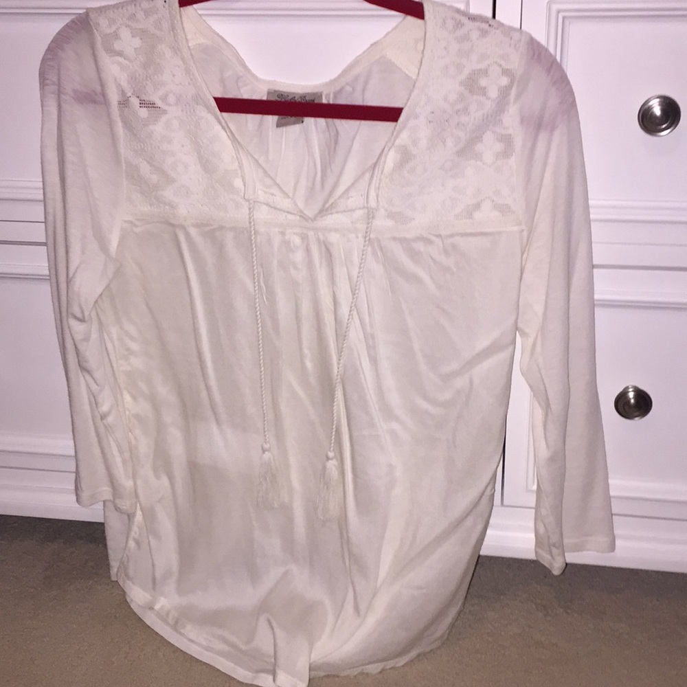 white blouse